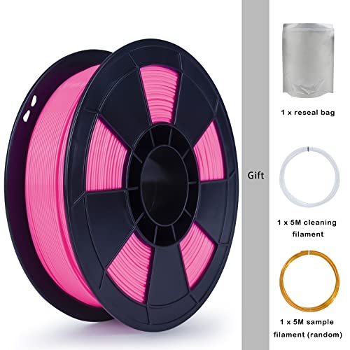 Image of ZIRO 1.75mm PLA Filament, 3D Printer PLA PRO Basic Color Series, Rose | Fit for Most FDM 3D Printer, 1.75mm 1KG Spool, Dimensional Accuracy + /-0.03mm, Colorful PLA FilamenT