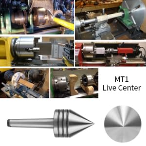 MT1 Live Center, 60-Grad-Morsekegel-Reitstockzentrum Für Die Präzise Hochgeschwindigkeitsbearbeitung von CNC-Drehmaschinen