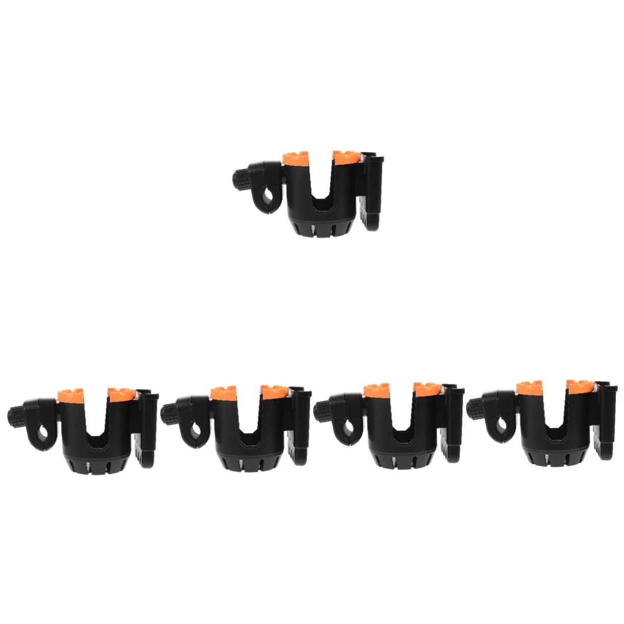 Healeved 5 Pièces Porte-gobelet Walker Porte-gobelet et Porte-Bouteille Porte-gobelets pour Tasses à Fixation Porte-gobelet Tasse de vélo Guidon Porte-gobelet vélo Caoutchouc