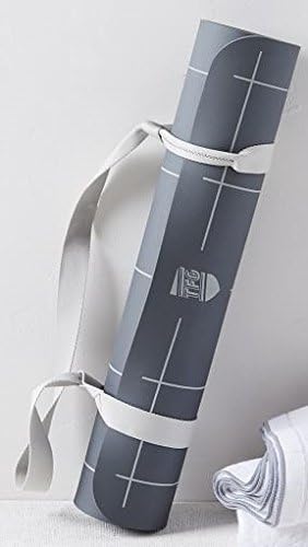 Fitness Guru Yoga Mat and Carrying Strap-Gray