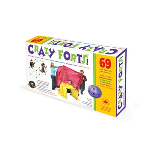 Crazy Forts, Purple, 69 Pieces