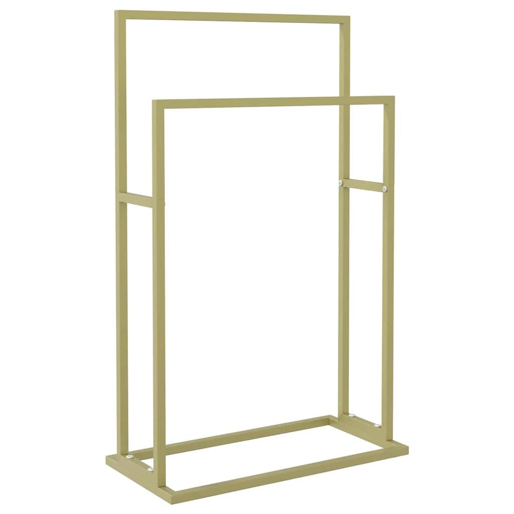 Vidaxl (, 48 X 24 X 78.5 Cm) Freestanding Towel Rack Iron Towel Holder Multi Colours 78.5/79 Cm Gold