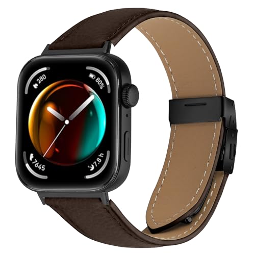 AsohsEN ���U�[�X�g���b�v Huawei Fit 4/Fit 4 Pro�Ή� ���߉\�ȃu���b�N�܂肽���݃N���X�v �J�W���A���X�|�[�c�t�B�b�g�l�X�o���h Huawei Fit 3 �o���h ���f�B�[�X �����Y (�u���E���A�����T�C�Y)