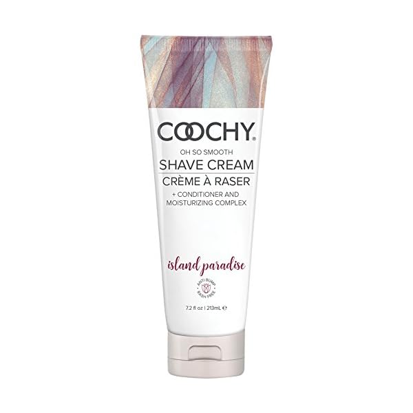 Classic Erotica Coochy Shave Cream Island Paradise White, 200 ml