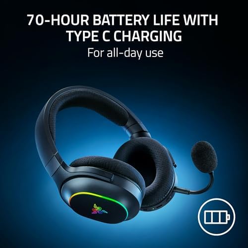 Razer Barracuda X Chroma Wireless Gaming Headset, 2.4 Ghz, Black — view 6