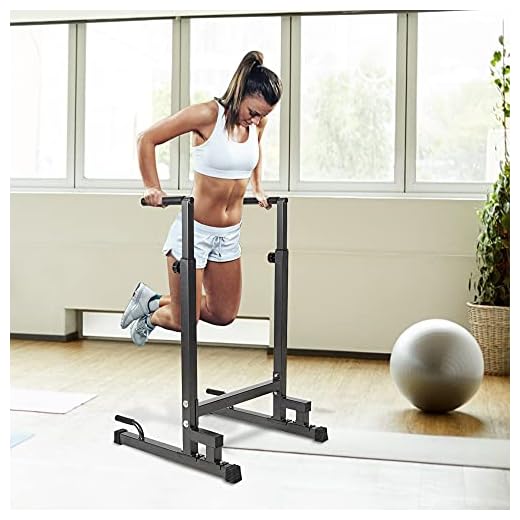 Dporticus Power Tower Workout Dip Station Multi-Function Home Gym Strength Training Fitness Equipment