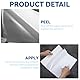 Ptwola 2 Stück Abwischbar Whiteboard Dry Erase Board Aufkleber 45,6 x 21,1 cm Kühlschrank Whiteboard Blatt Glatt Leerer Notizblock Abziehbare Tapete mit 2 Markern für Wand, Schreibtisch, Tür