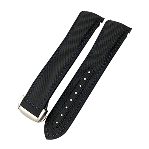 Bracelet montre sport pour Omega Planet Ocean 600 nylon étanche 22mm