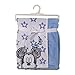 Disney Mickey Mouse Mink & Sherpa Double Sided Infant Blanket, Mickey Mouse Face Applique