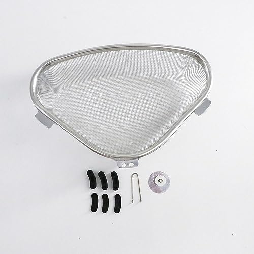 Colador para fregadero triangular de acero inoxidable miniatura 3