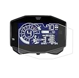 Facile à nettoyer : protecteur d'écran de tableau de bord de film d'instrument de moto Facile à nettoyer sans craindre de rayer l'écran du groupe.