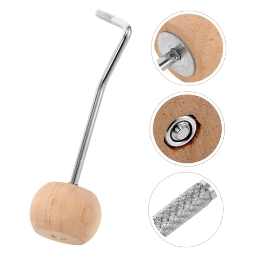 Maza para pedal de bombo de madera robusta miniatura 4