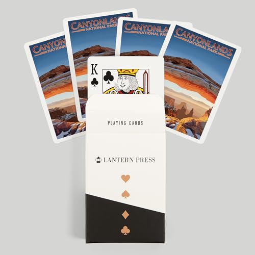 Baraja de cartas Póker Lantern Press 52 cartas miniatura 6