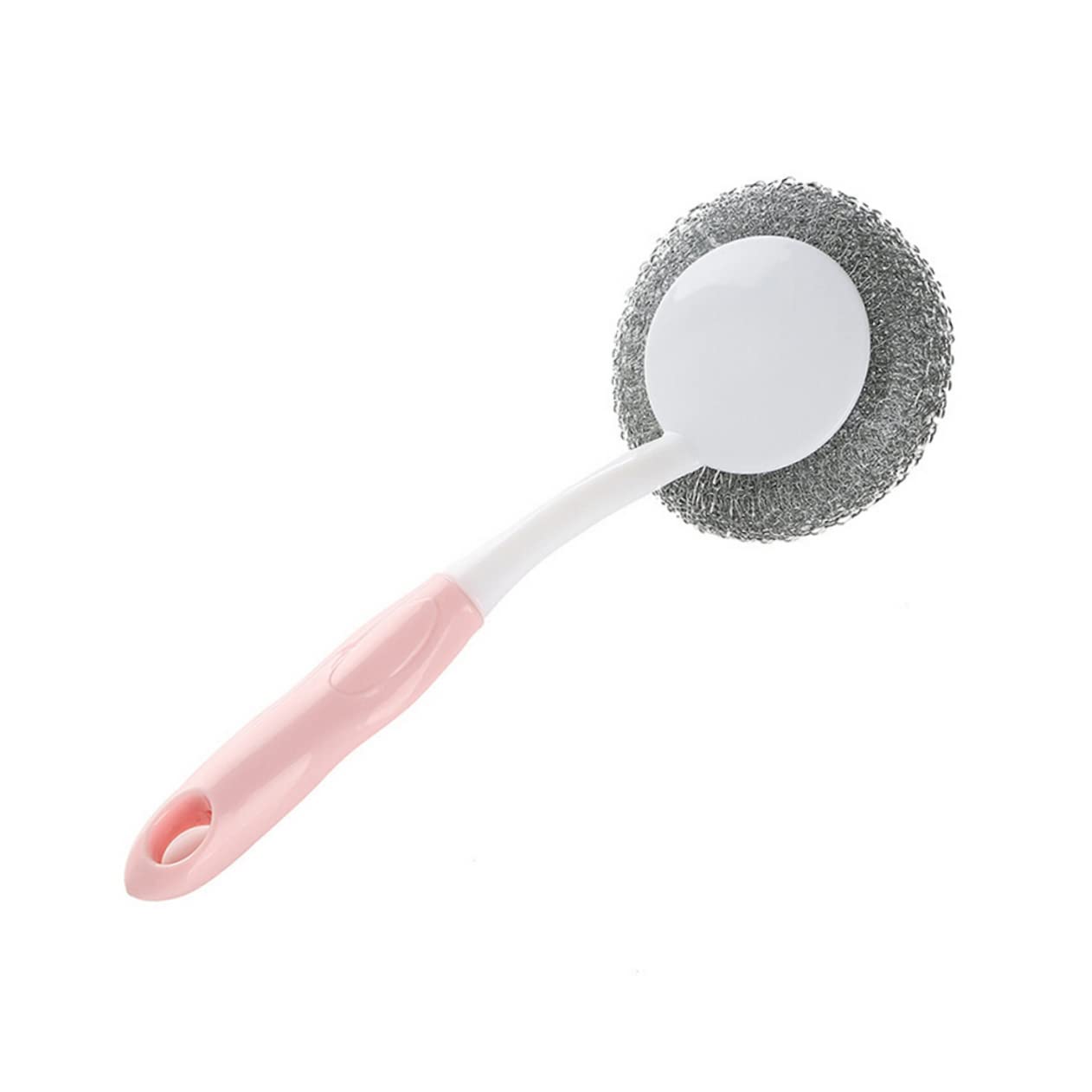 Brosse à récurer la vaisselle avec poignée ergonomique pour poêles