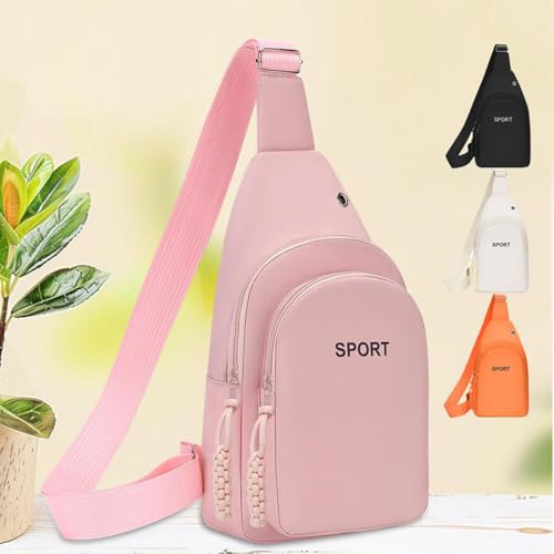 Crossbody Bags for Men Women Lightweight Adjustable Crossbody Bag Leisure Chest Bag Suitable for Outdoor Hiking and Travel2