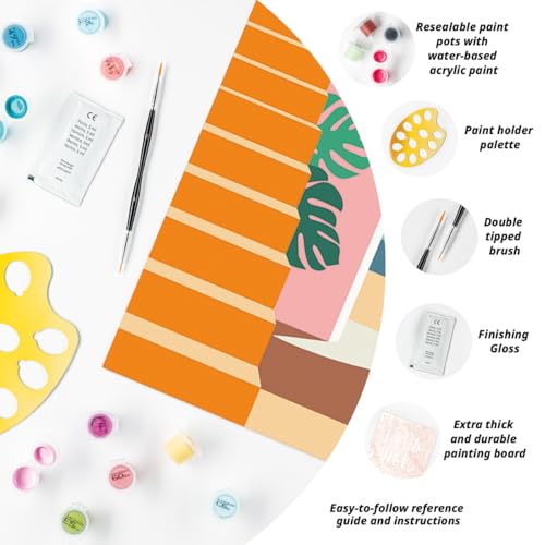 Ravensburger – CreArt 24x30 cm – Adulte – Peinture par numéros – Vacation Mode – Activité détente et créative – 25524