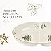 Spode Christmas Tree Divided Dish - 11.5