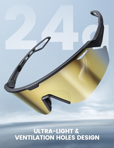 Image of Lamicall 24g Polarized Sports Sunglasses for Men Women - UV400 Protection Sun Glasses for Baseball Running Cycling Fishing