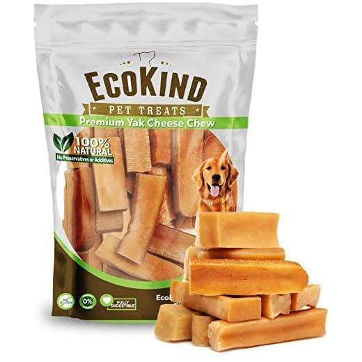 EcoKind Pet Treats Gold Yak Dog Chews | Grade A Quality, Healthy & Safe for Dogs, Odorless, Treat for Dogs, Keeps Dogs Busy & Enjoying, Indoors & Outdoor Use (Medium (Pack of 3))