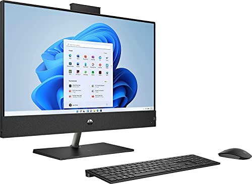 Image of HP PAVILION 27 EXTREME Touch Desktop 10TB SSD 64GB RAM Extreme (Intel Core i9-12900K Processor Turbo Boost to 5.20GHz, 64 GB, 10 TB, 27-inch FullHD, Win 11) PC Computer All-in-One, Sparkling Black