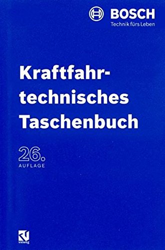 Preisvergleich Produktbild Kraftfahrtechnisches Taschenbuch: 26.Auflage