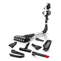 Bosch Unlimited 7 Cordless Vacuum Cleaner, 3.0 Ah Exchangeable Battery, Flex Tube, Lightweight Handheld, LED Lights, BCS711WAU, White