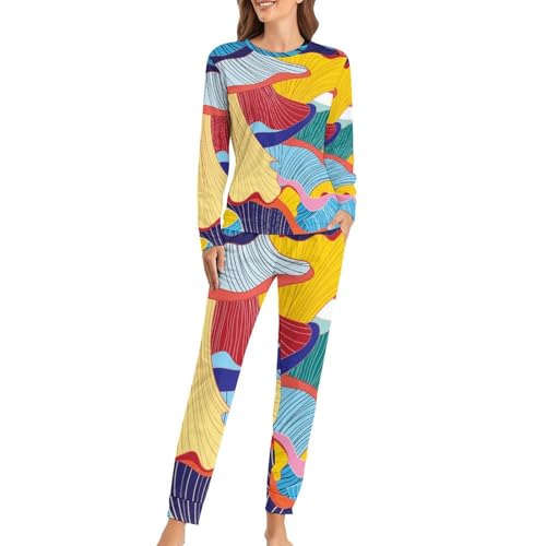 Pyjama femme t-shirt manches longues pour en finir avec les nuits fraîches