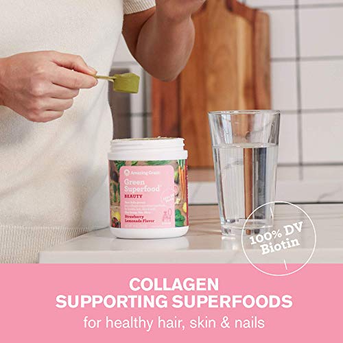 Amazing-Grass-Green-Superfood-Beauty-Greens-Powder-with-Biotin-Collagen-Supporting-Superfoods-Strawberry-Lemonade-30-Servings