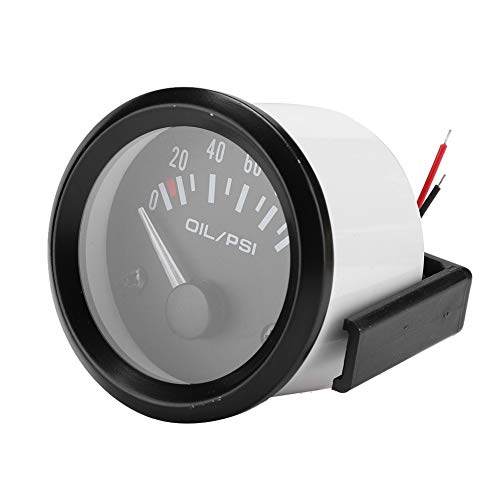 Jauge de pression d'huile 52mm pour résoudre les problèmes de surveillance moteur en 12V