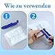 55 Stück Staubmagnet Nachfüllpack，Reinigungsstaub Staubtuch， Elektrostatisch Duster Tücher für Staubmagnet, Einweg Starterset Aufsaugen Staub und Haar Entfernen