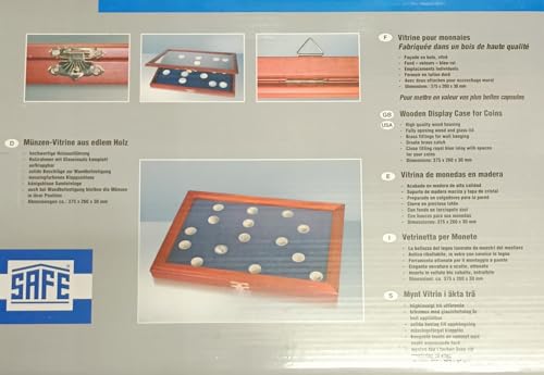 Vitrina SAFE 5904 compartimentos cuadrados para numismática 5