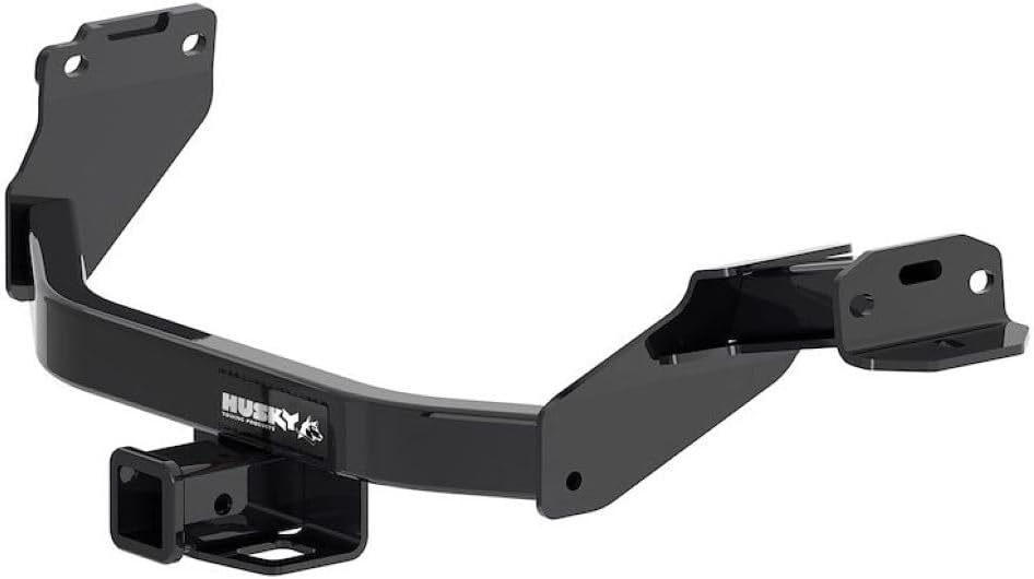 Class III Trailer Hitch Rear Fits Kia Sorento 2021-2026 and Hyundai Santa Fe 2021-2026 Square Tube 2 Inch Receiver Black Powder Coated Steel 4000 lb Weight Capacity Husky Towing 69672C