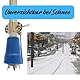 Eiskralle mit Zackenkranz – Hochklappbar, Für alle Stöcke & Unterarmgehstützen (16-25mm) | Bestmöglicher Halt auf EIS & Schnee | Leichte Montage | + Olanmarp Armband mit Streifen (1 Stück Eiskralle)