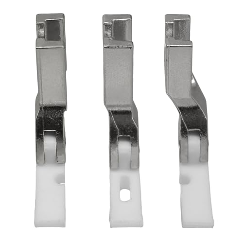 3 piezas pie prensatela teflón para máquina industrial miniatura 5
