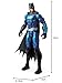 DC Comics Batman 12-inch Bat-Tech Batman Action Figure (Black/Blue Suit), Kids Toys for Boys Aged 3 and up