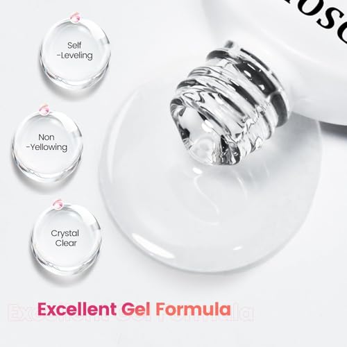 Image of JODSONE Blooming Gel Nail Polish,2pcs 10ml Clear Blooming Gel for Marble,Watercolor,Floral Print,Gradient & Tie Dye Nail Art Effects for Women