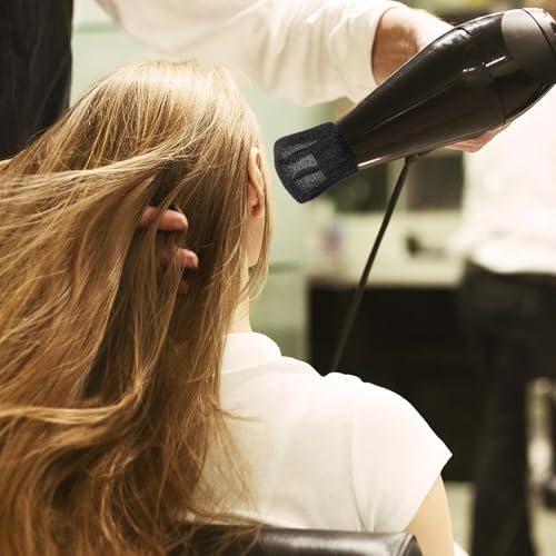 Bocal difusor de secador de cabelo preto, capa difusora de meia para secador de cabelo, bocal de sec