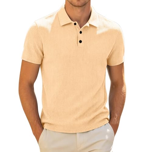Polo homme décontractée couleur unie pour le bureau et les loisirs