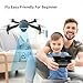 Drone with Camera 1080P with Brushless Motor Drone for Beginner, Long Fly Time, One Key Take Off/Land, RC Quadcopter Toys Gifts for Boys Men Birthday Gifts