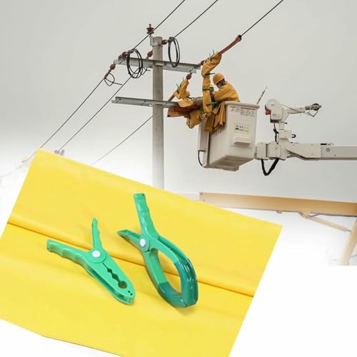 Mantas aislantes para exteriores para trabajos eléctricos, protección de aislamiento de alto voltaje con abrazaderas para seguridad en el campo de la subestación