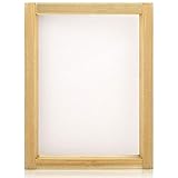 Caydo 10 x 14 Inch Large Wood Silk Screen Printing Frames with 110 White Mesh