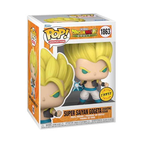 Funko Pop! Animation: Dragon Ball Super: Broly - Gogeta - 1/6 de Probabilidades de Obtener la RARA Variante Chase - Dragon Ball Super Broly - Figura de Vinilo Coleccionable - Idea de Regalo