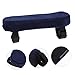 2Pcs Office Chair Armrest Covers Comfy Memory Foam Cushions for Gaming Home Office Use Removable Washable Elbow Support Dark Blue Color for All Chair Types