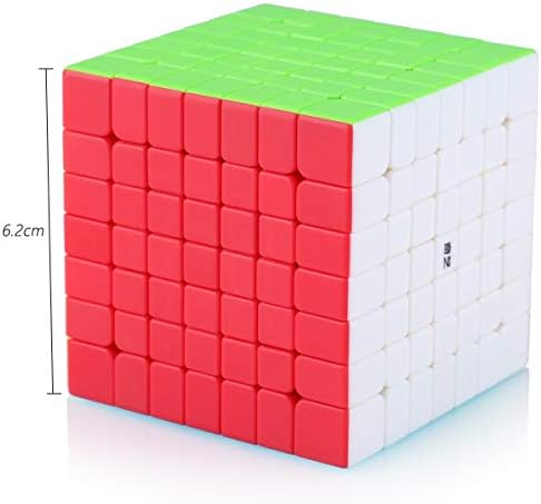 Maomaoyu 7x7 7x7x7 Magic Cube,Speed Cube 7x7,Easy Turning 3D Puzzle Cube Games Toy Gift for Kids Adults(Stickerless)