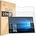 [2-Pack]-Mr Shield for Microsoft Surface Pro 6 / Surface Pro (5th Gen) / Surface Pro 4 [Tempered Glass] Screen Protector [9H Hardness] with Lifetime Replacement Warranty