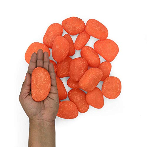 Bum Bum Bhole Carrot Orange Candy PebblesPolished Decorative, Garden, Landscaping, Aquarium and Home Decor Pebbles Stones -5 Kg (Large 30-60 MM) (B08WCJ9F4H) Amazon Price History, Amazon Price Tracker
