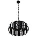 Varaluz 287P03BL Sawyers Bar Pendant, 19", Black
