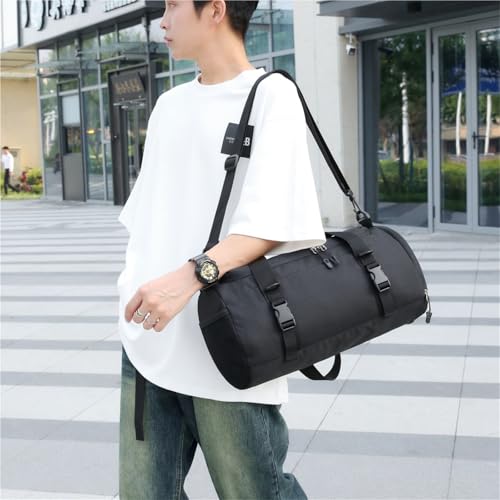 Short Distance Weekend Travel Bag Shoulder For Men Sports Training Sports Basketball Bag(Camouflage brown)3