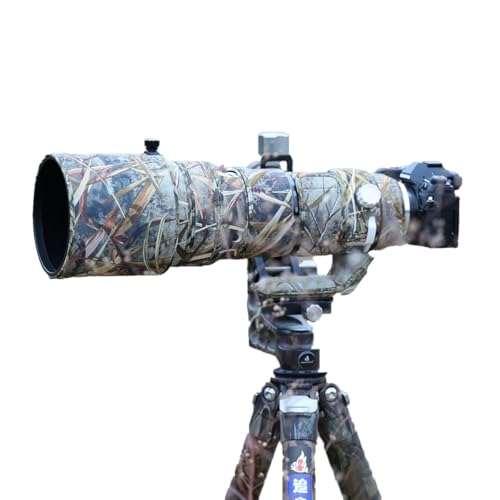 CHASING BIRDS Camouflage Waterproof Lens Coat for Olympus 150-400mm F4.5 TC1.25x is PRO Rainproof Lens Protective Cover (Reed Camouflage, with 1.4X TC (MC-14))