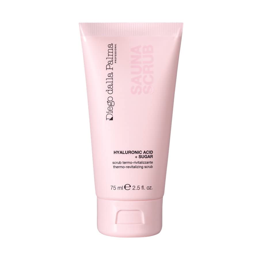 diego dalla palma Exfoliante de azúcar con ácido hialurónico, hidratante, exfoliante para cara y cuerpo, 75 gramos